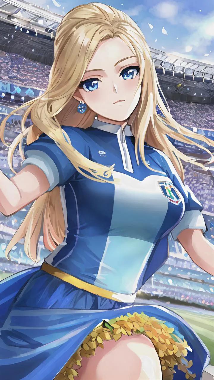 ai绘画足球视频,法国队ai绘画