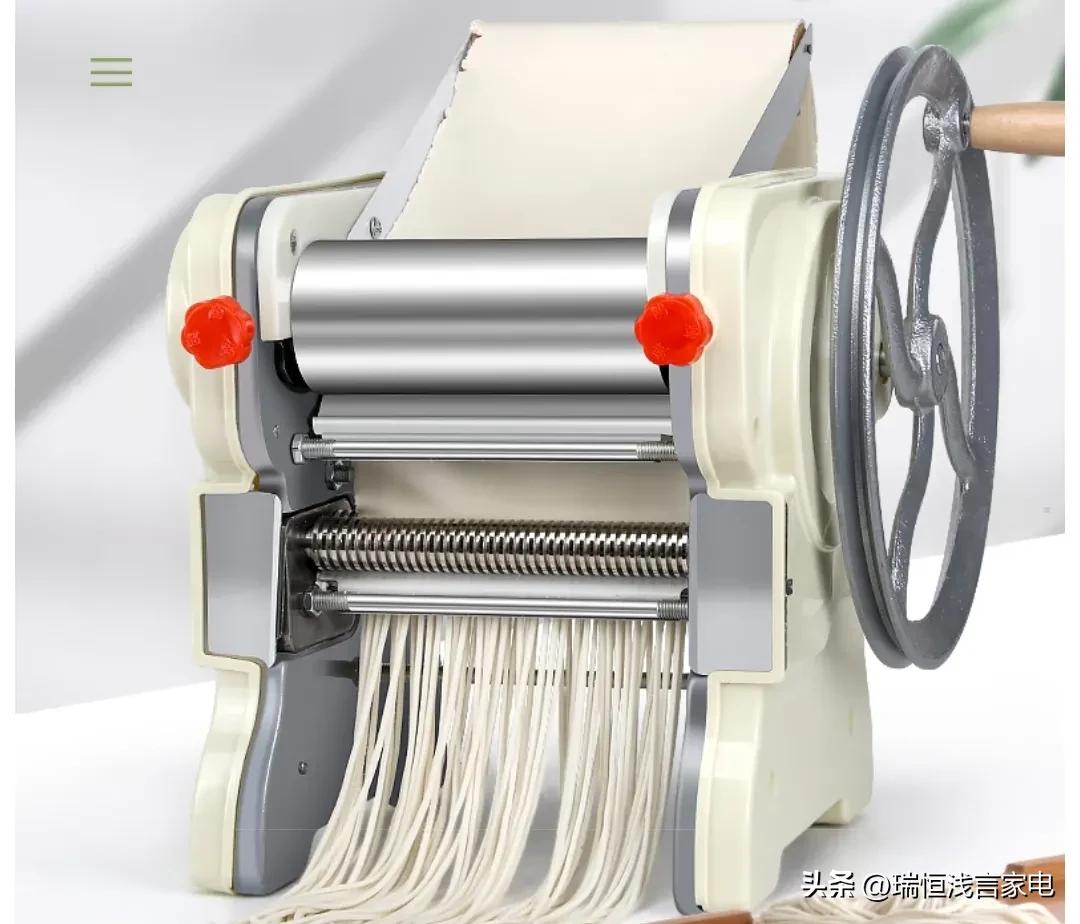 家用面条机怎么做细面条,家用面条机的使用教程全过程