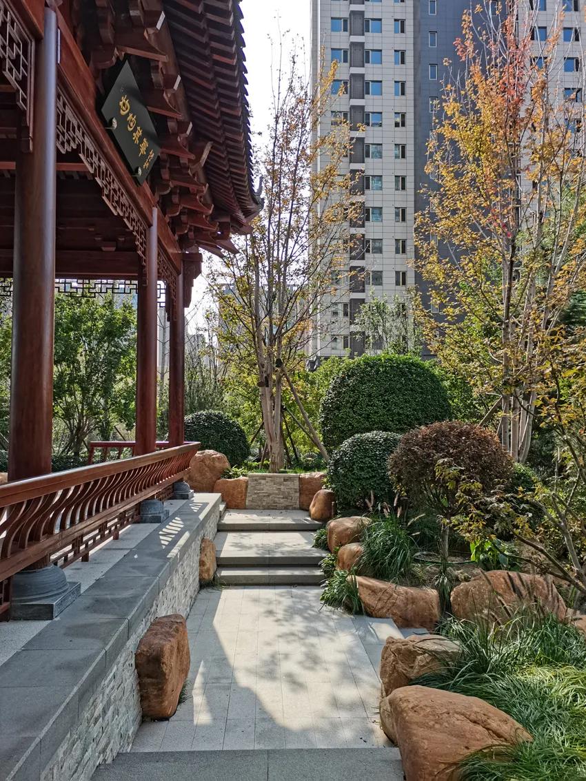 「园臻®作品」廊坊俪景嘉园“桃夭”主题景观之营造