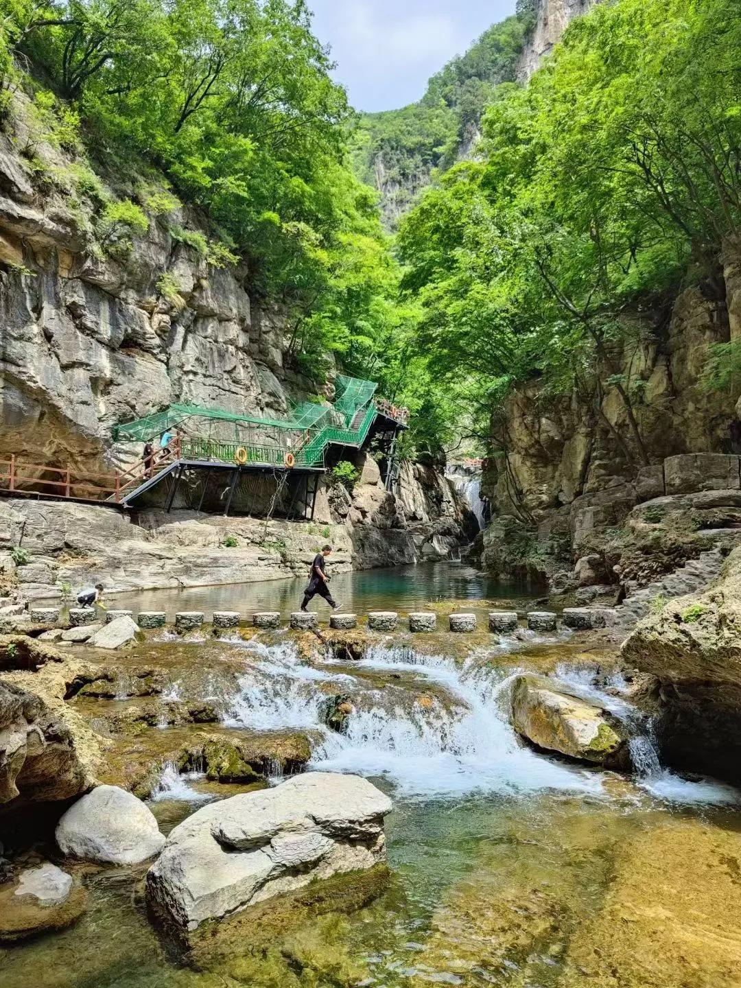山西晋城蟒河自然风景保护区,青山绿水山西蟒河
