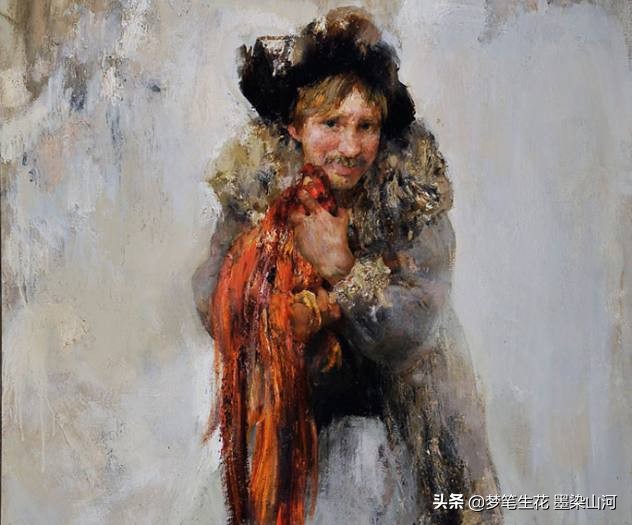 高清油画静物大师作品,欣赏超写实人物油画