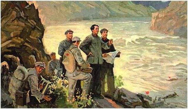 1935年大渡河边，一老秀才深夜见毛*东泽**，留下一句话救了两万红军