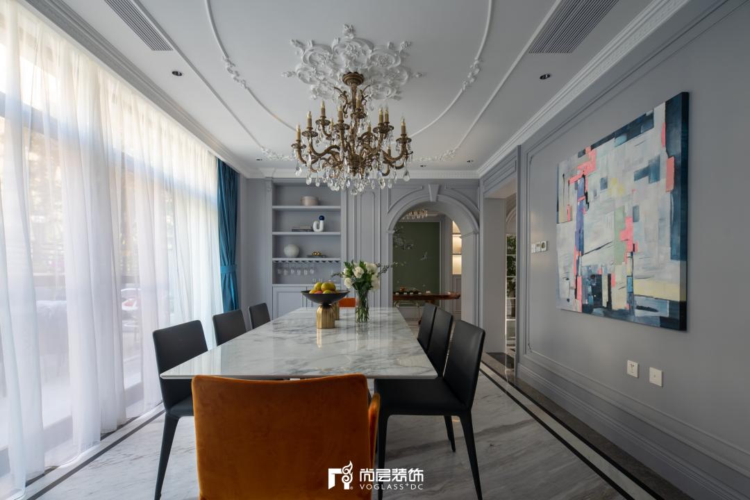 私藏这潋滟人间色:650㎡法式轻奢院墅,慢享生活温情