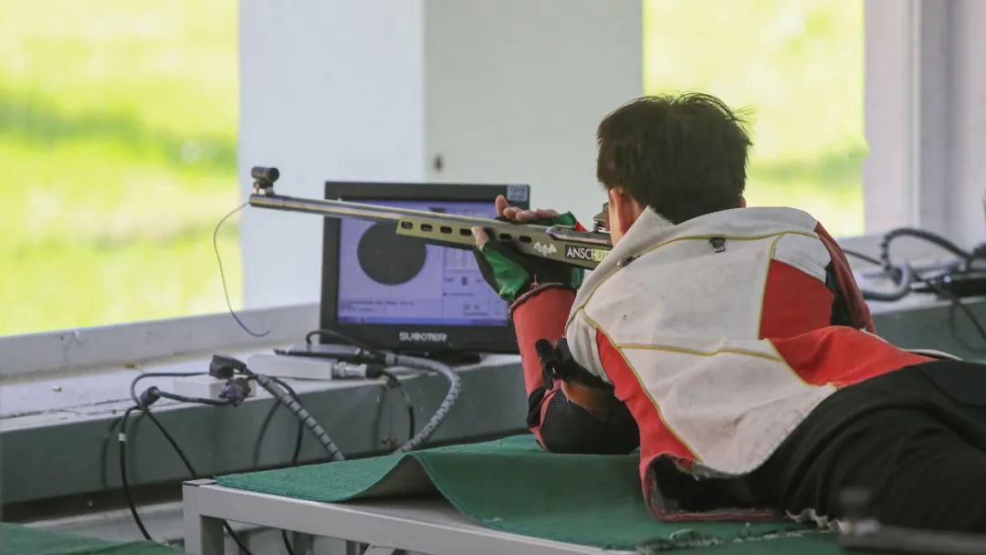 黑龙江省第十五届运动会射击（步手枪项目）开幕