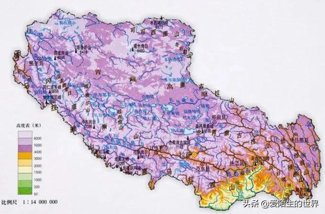 广东第一峰对比庐山高度,藏南海拔最高点