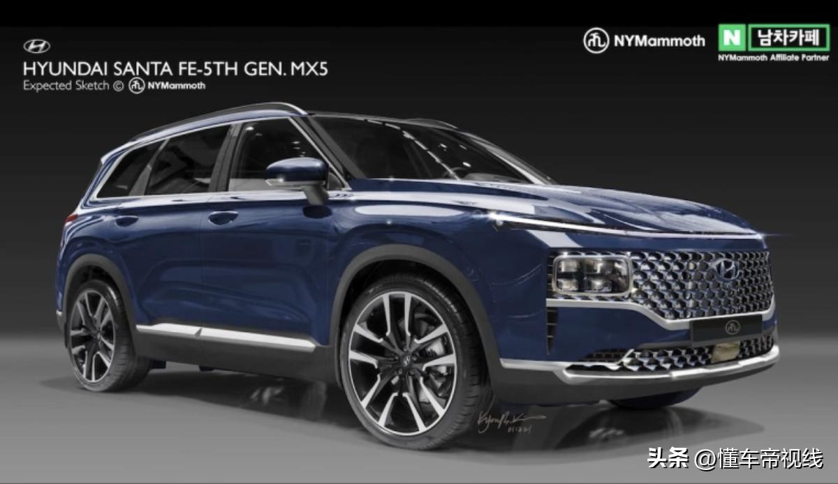 全新外观现代新款胜达官图发布,全新现代胜达特别版官图发布