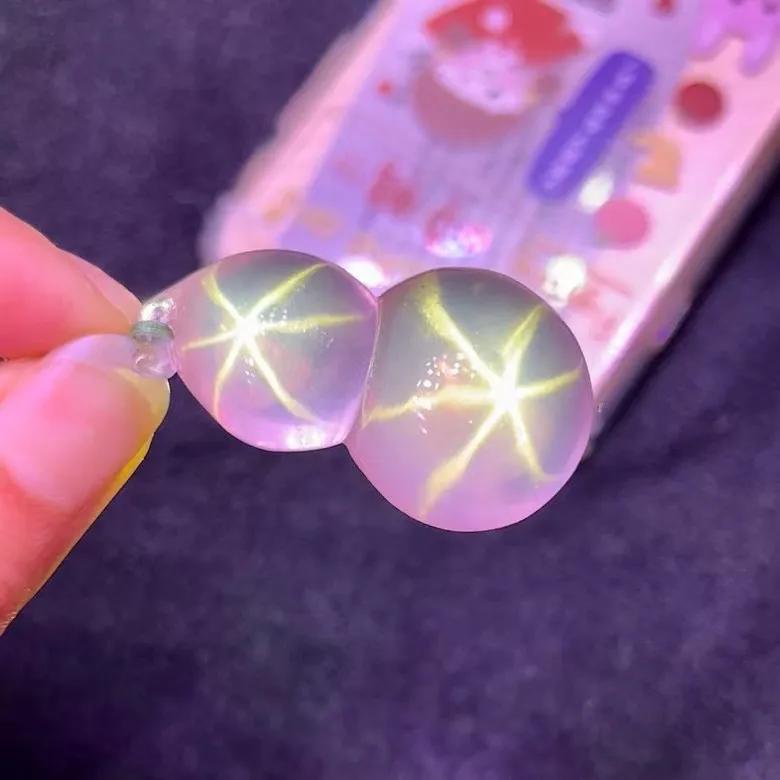 天然粉水晶原料,天然粉水晶晶族