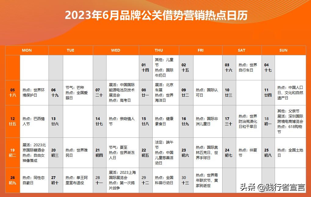 营销日历灵感,2023年2月营销热点及创意