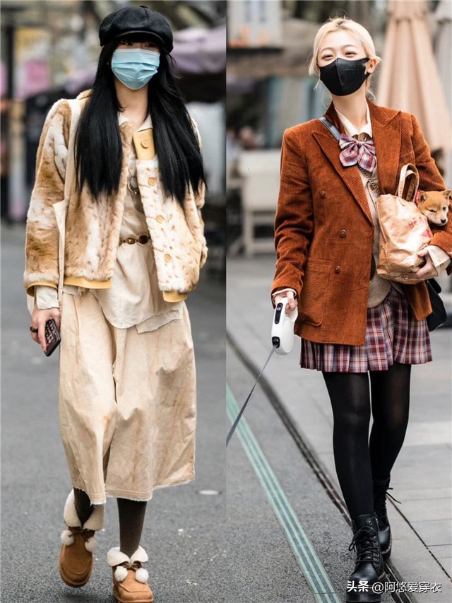 素人街拍高挑的妹子走路带风,素人短裤短裙牛仔裤穿搭街拍