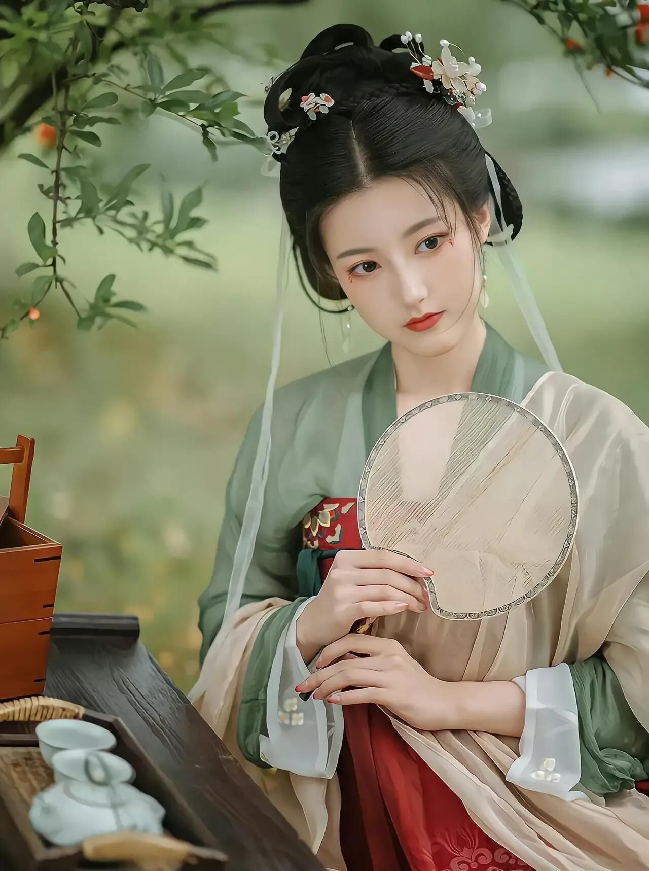 惊艳古装造型美女,古装剧中惊艳的汉服