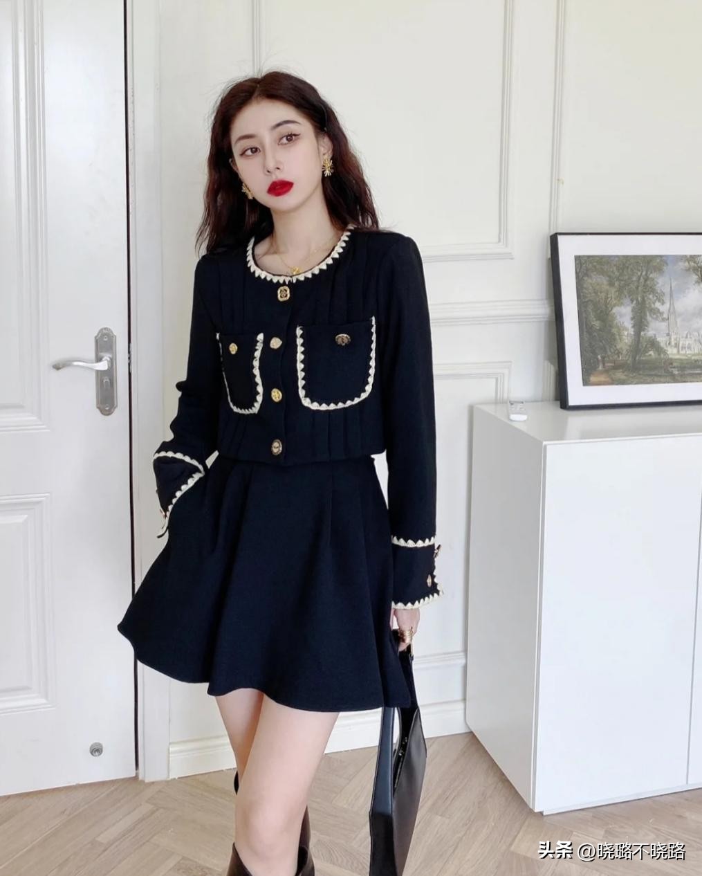 小个子穿“短裙”还是“长裙”更显高？看完这3组对比图你就懂了