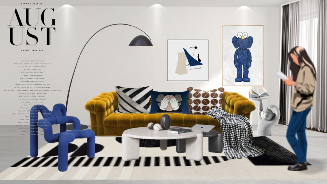 克莱因蓝背景图高级感,克莱因蓝设计