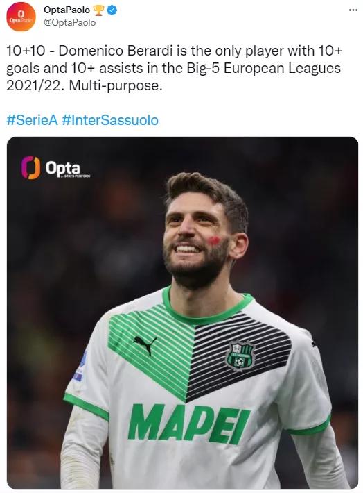 10球19助攻,意大利国家队贡献最大的十位球员