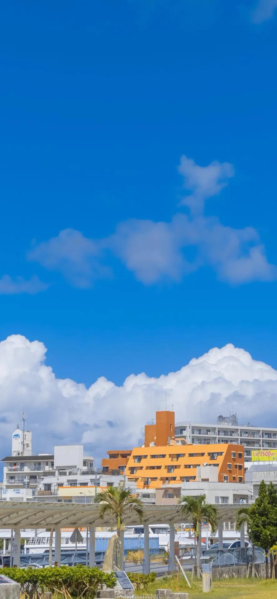 超高清海洋沙滩风景壁纸全屏,湛蓝的海水海滩风景高清壁纸