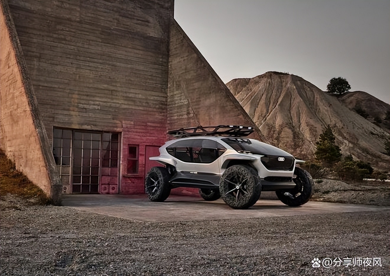 新能源纯电丛林越野车，硬派越野奥迪概念车，有望量产