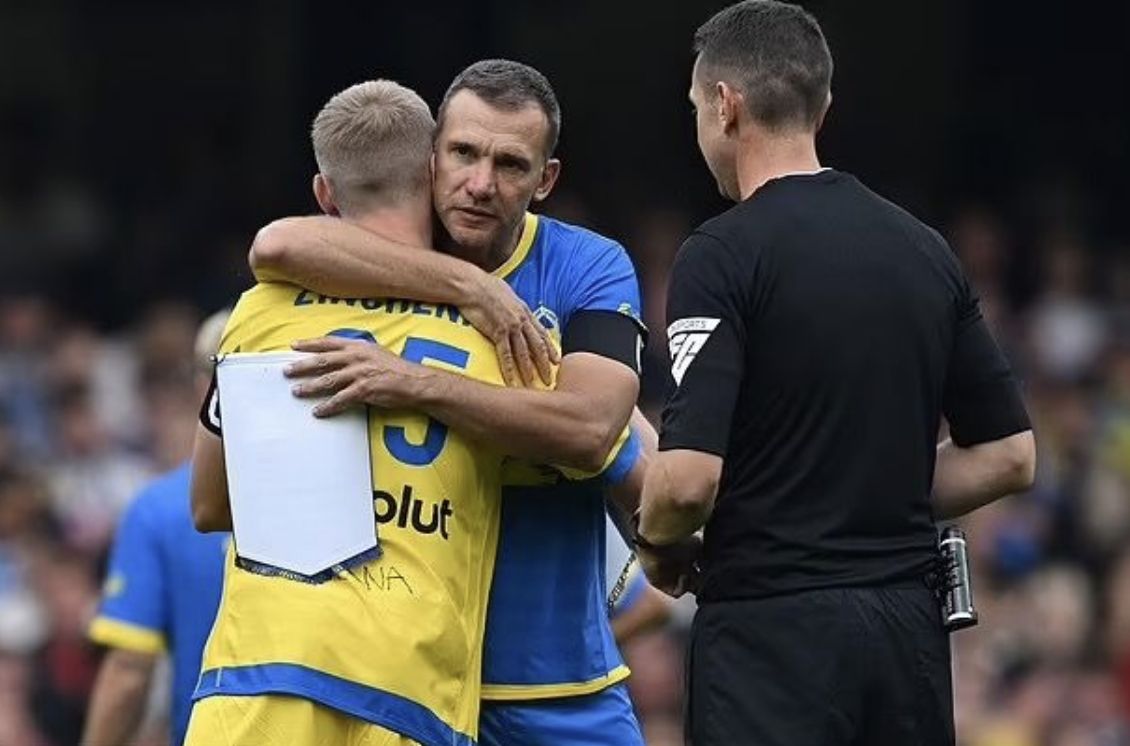 在阿布的地盘上，他们为乌克兰办了场慈善足球赛！