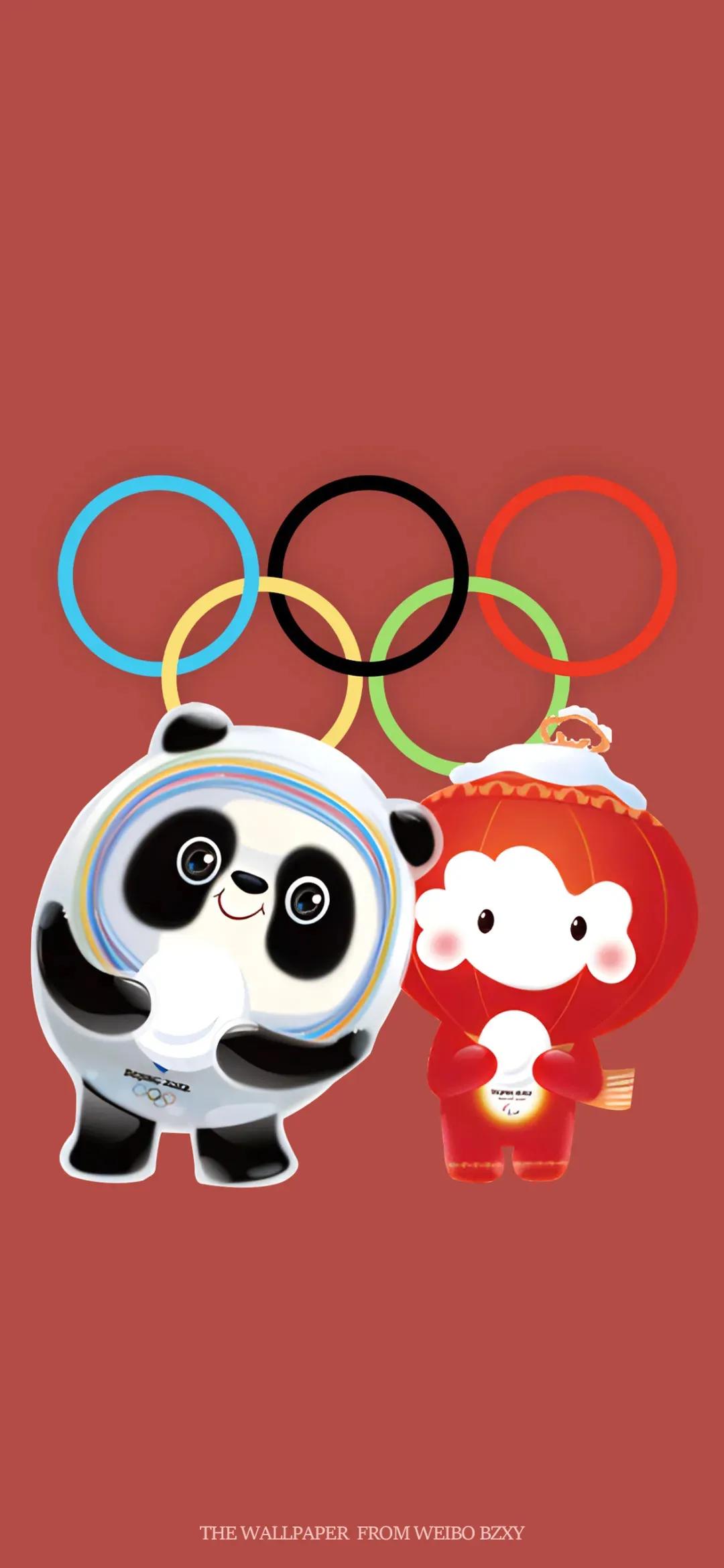 冰墩墩和雪容融头像框,冰墩墩和雪容融头像壁纸系列图片