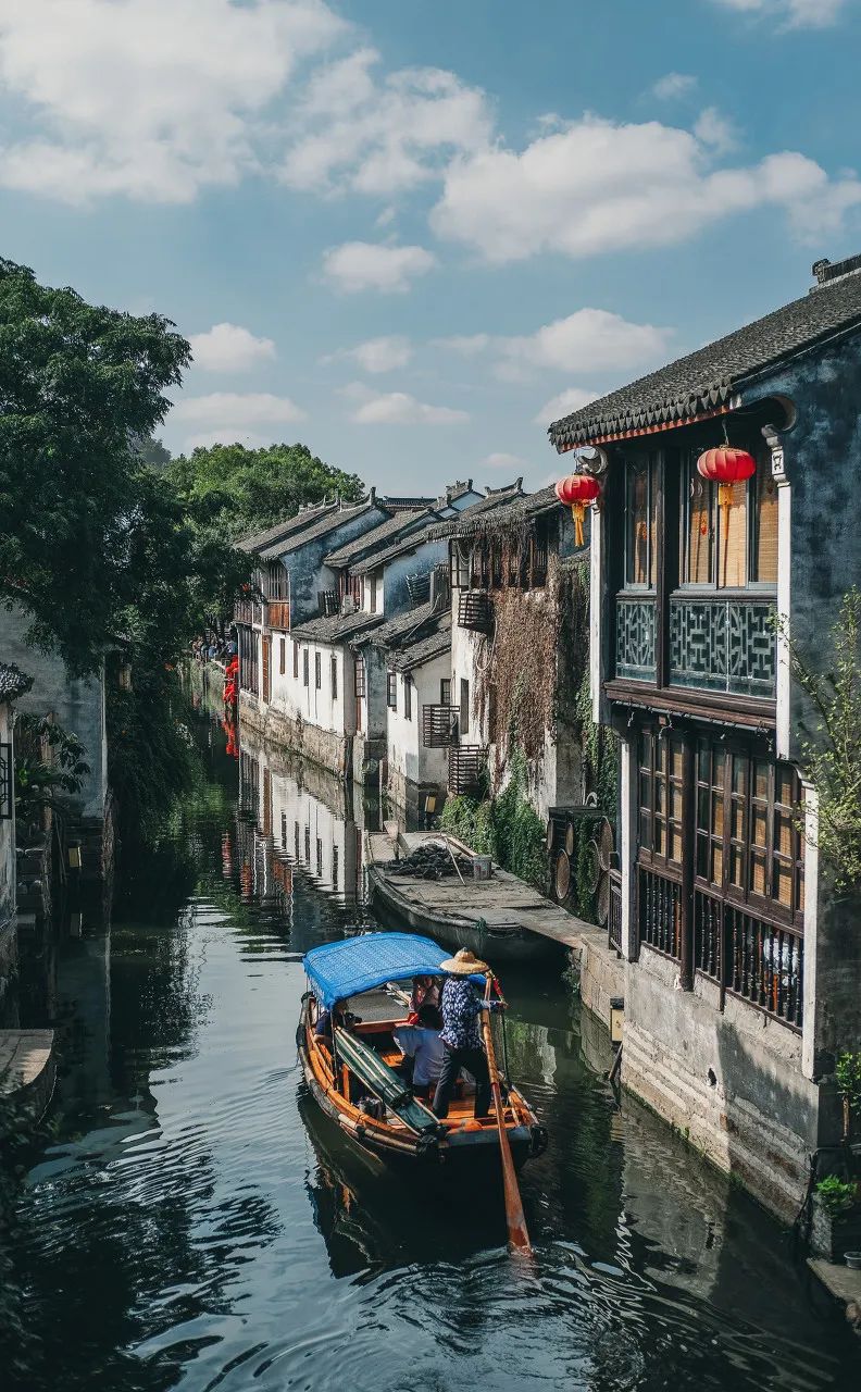 中国第一水乡周庄美景图片,苏州古镇周庄中国第一水乡