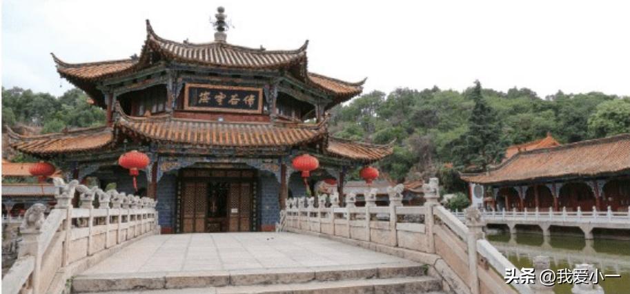 云南昆明古建筑群图,云南省昆明市官渡古镇古建筑