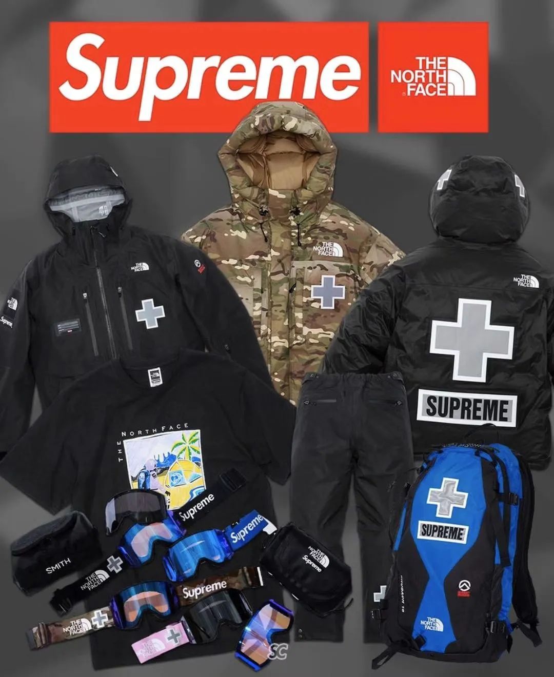 「重磅来袭」SupremexTheNorthFace本年度第一次联名单品释出