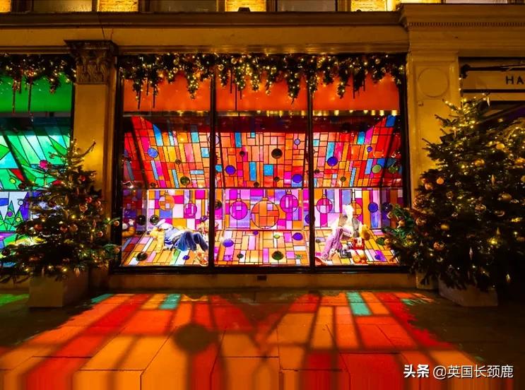伦敦圣诞橱窗,2021年英国圣诞
