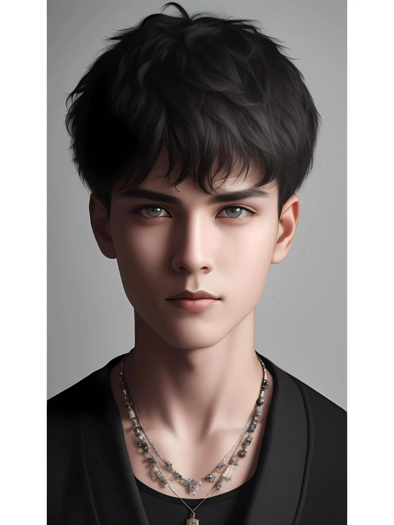 黑发男生头像帅气阳光高冷,黑发帅气男生真人头像