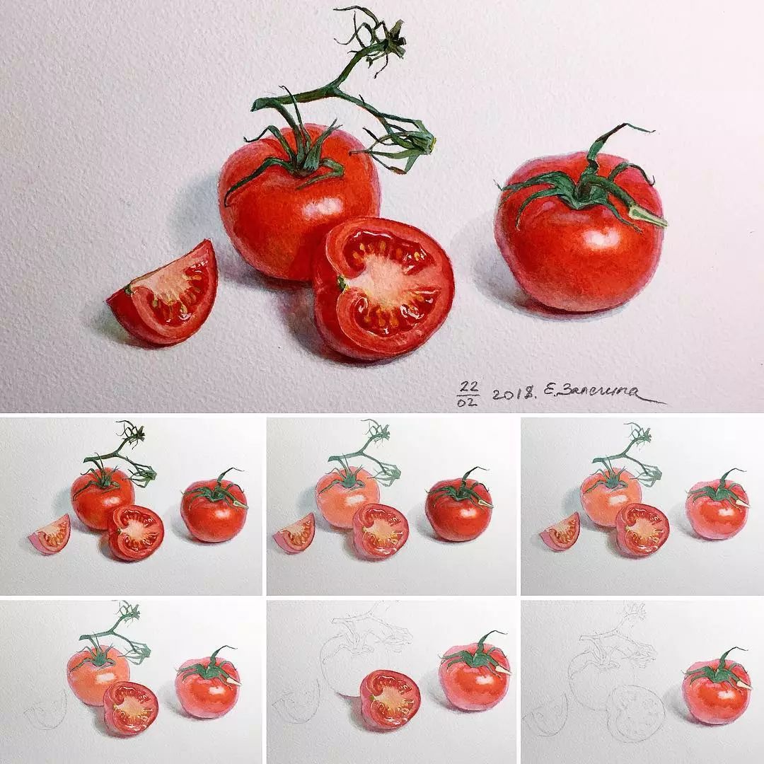 水彩画面脏？颜色单薄？不会调色，简单教程让你从小白变成大神