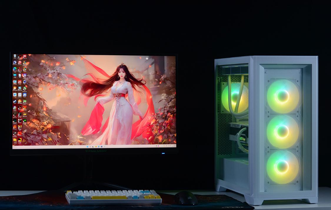 白色主题装机配置分享：13600K+4070Ti名人堂+先马颜之神机箱装机