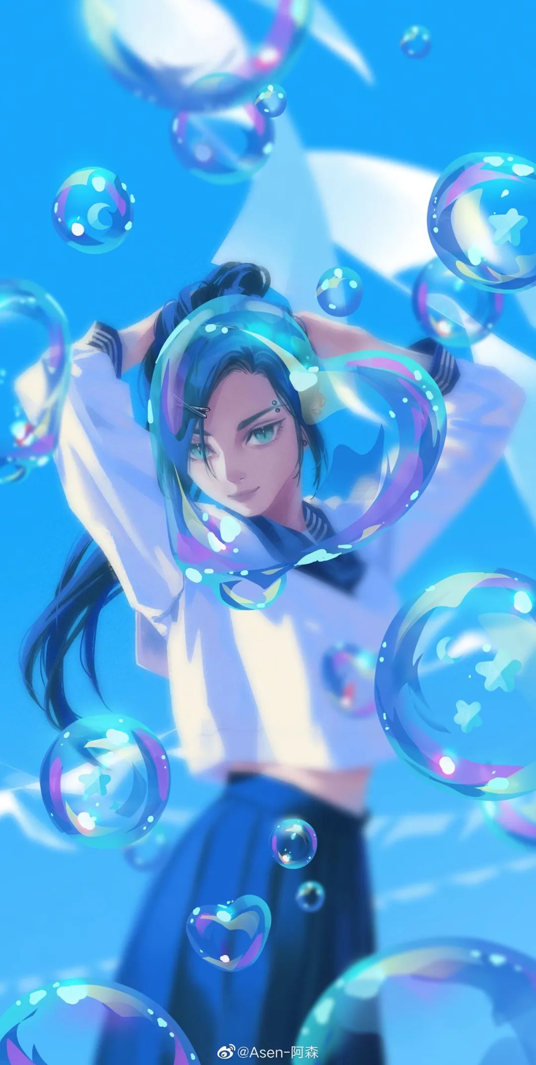 阿森画画,绘画教程procreate风景画