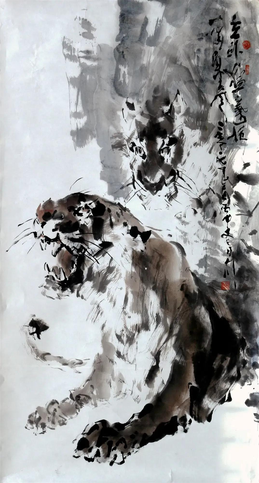 猛虎潜深山长啸自成风出自哪里,猛虎潜深山长啸自生风打一生肖