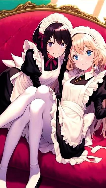 二次元3d动漫美女壁纸手绘,ai二次元壁纸动漫美女