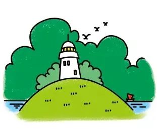 简单实用又好看的简笔画,60款唯美的风景简笔画