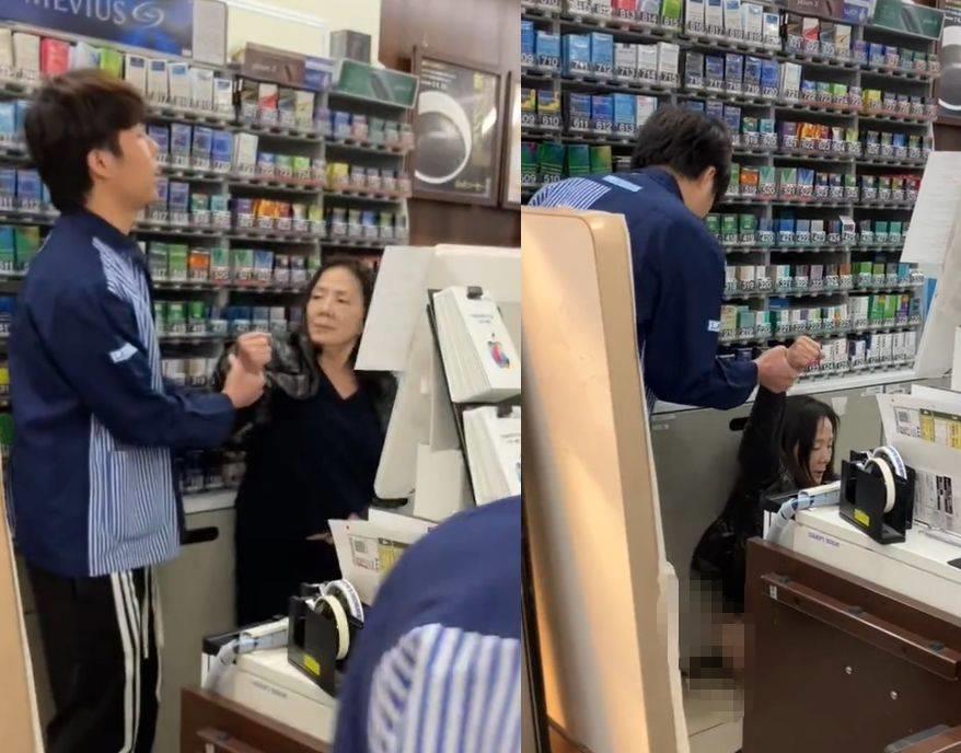 惊爆！女顾客在便利店柜台直接小便，店员傻眼！