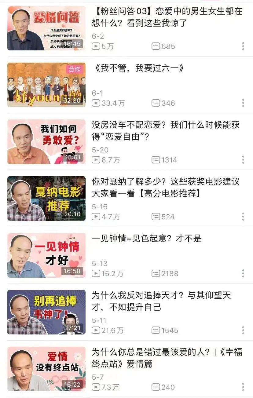 罗翔最强up主,罗翔百大up主前后对比