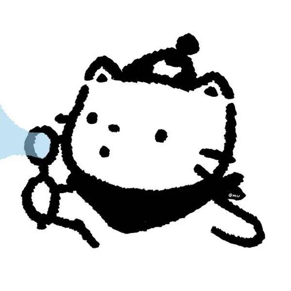 白底卡通头像女生可爱动漫,白底卡通头像手绘