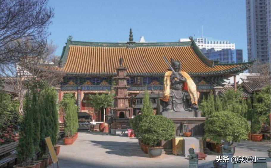 云南昆明古建筑群图,云南省昆明市官渡古镇古建筑