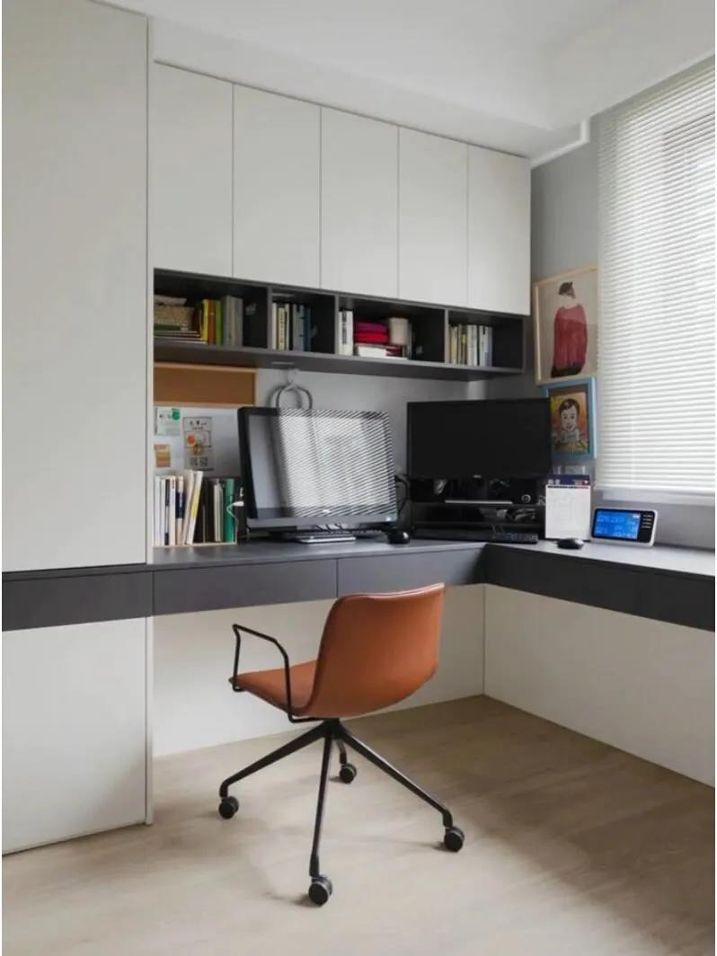 电视柜书桌一体组合,卧室衣柜书桌一体柜