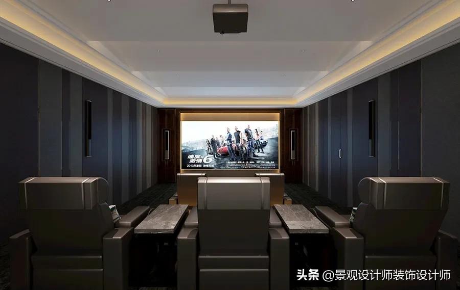 家庭影院ktv设计布局图,家庭ktv与家庭影院一体设计