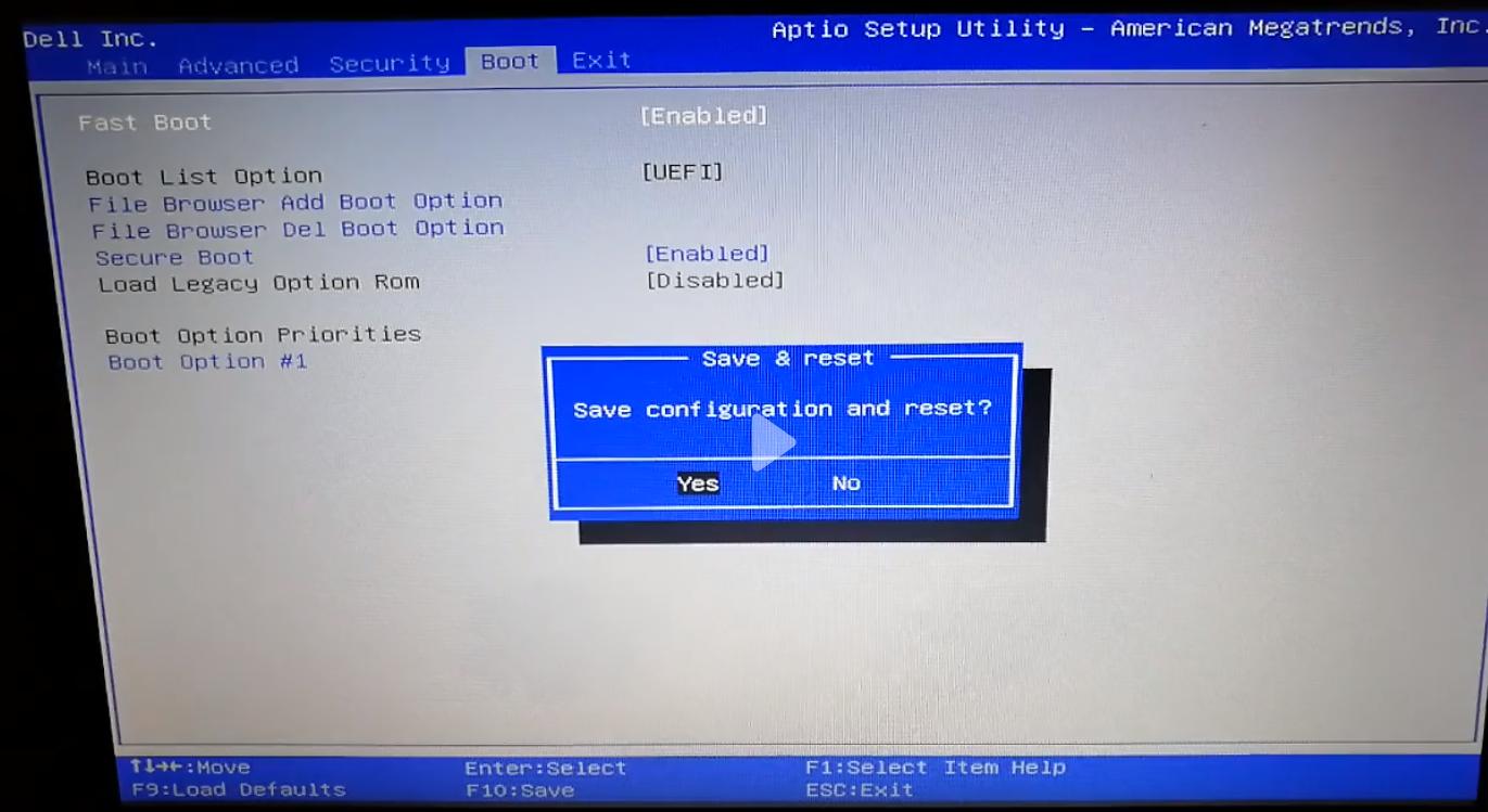 戴尔inspiron15—3543主板BIOS设置