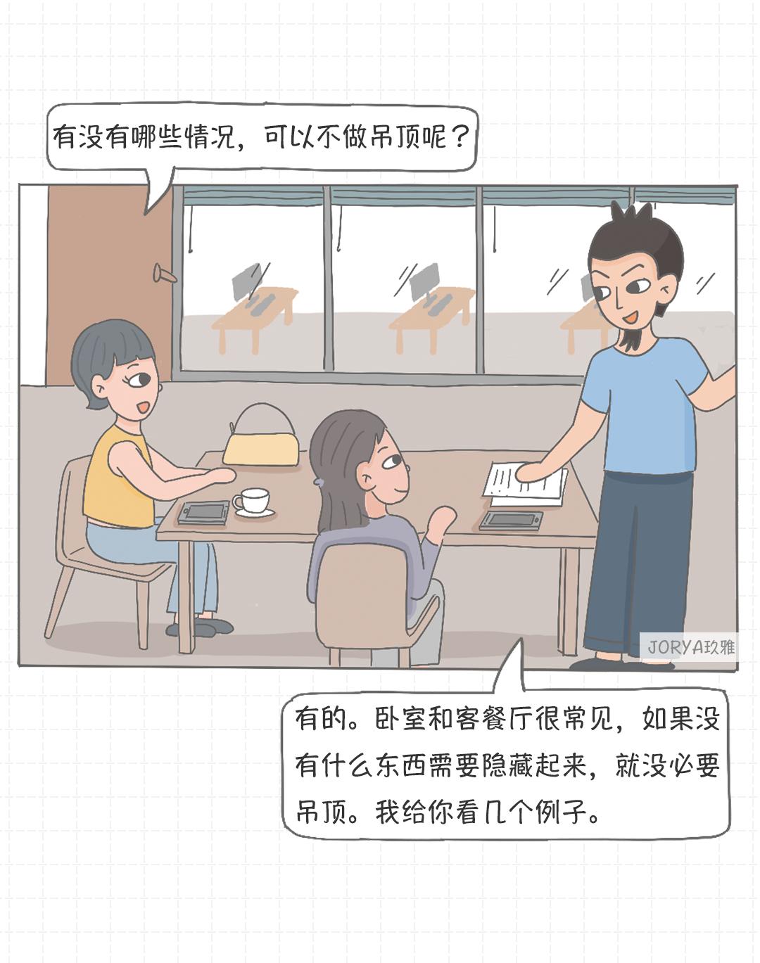 吊顶好还是不吊顶好,一半吊顶一半不吊顶的客厅