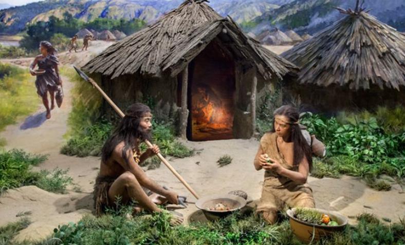 石器时代野人取火,锯竹取火钻木取火擦木取火