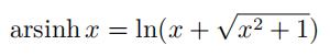 双曲函数和三角函数转换,反三角函数与双曲函数的区别