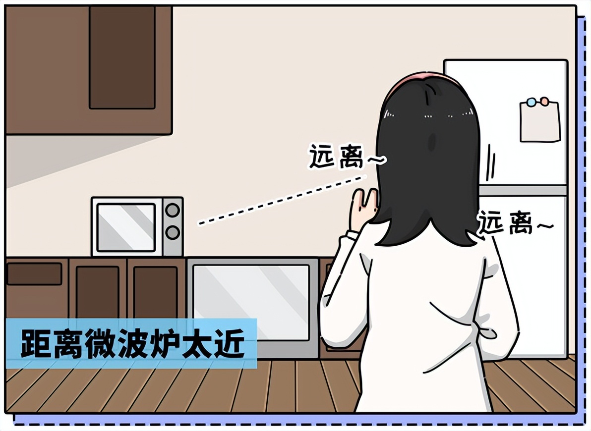 离微波炉门1米处15分钟会被辐射吗,微波炉加热的时候离人近有辐射吗