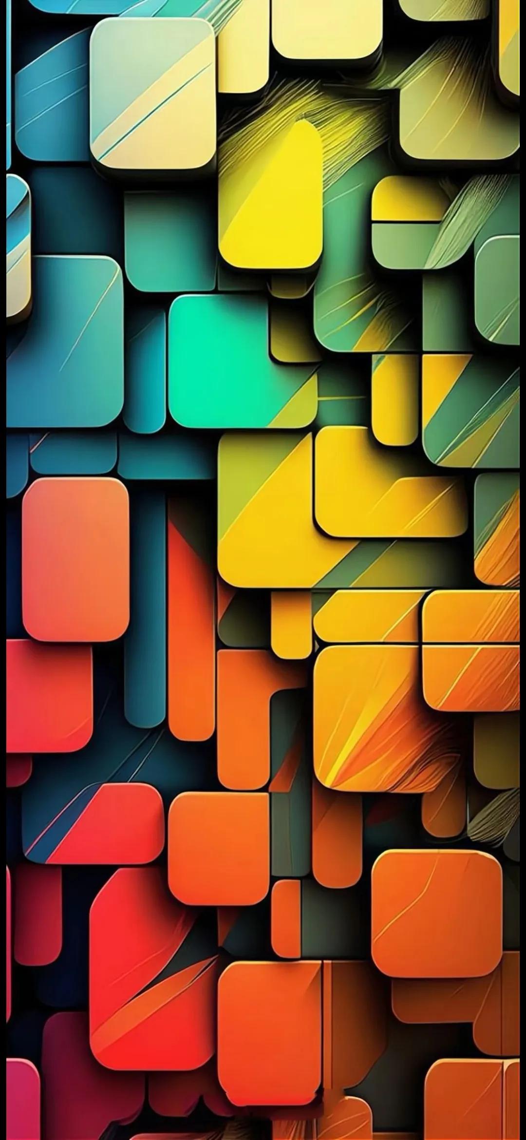 小米几何超级壁纸,高清3d壁纸动态立体