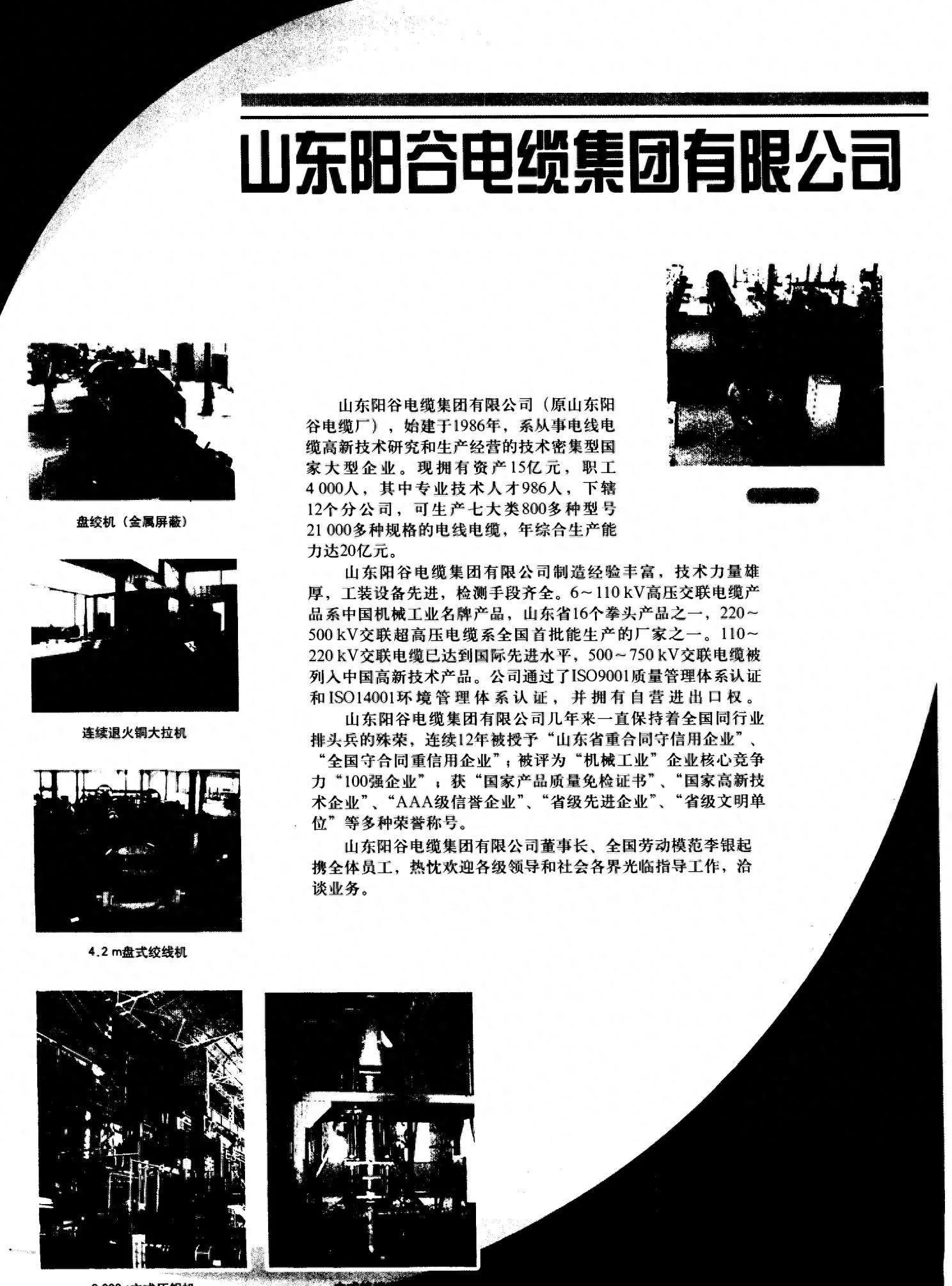 阳谷电缆老板是谁,电缆厂长被刑拘