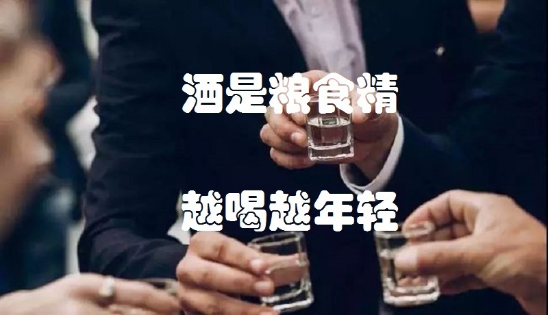 酒是粮食精越喝越年轻下一句,酒是粮食精越喝越年轻抖音