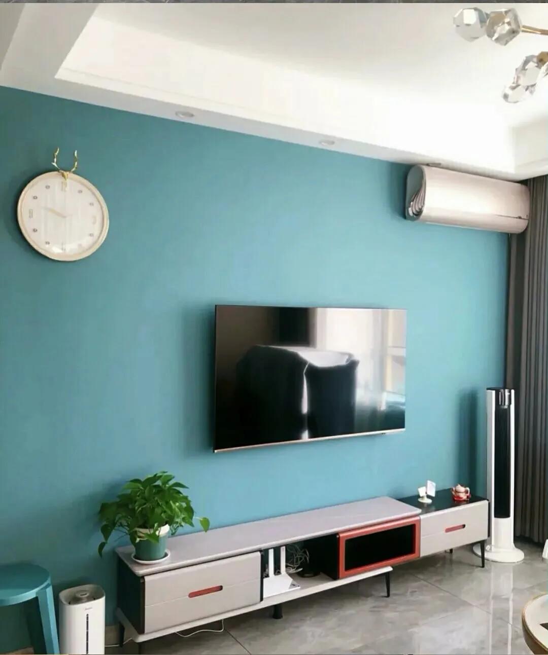 2019影视墙壁布效果图大全集,简约壁布影视墙图片大全集