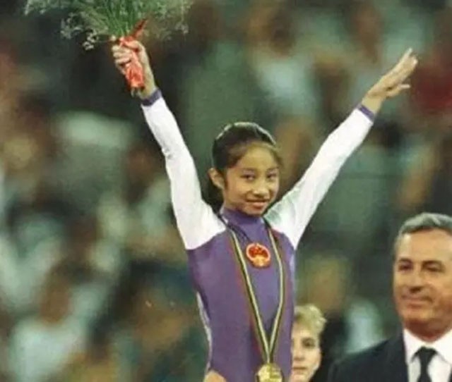 体操名将陆莉现在照片,体操选手陆莉