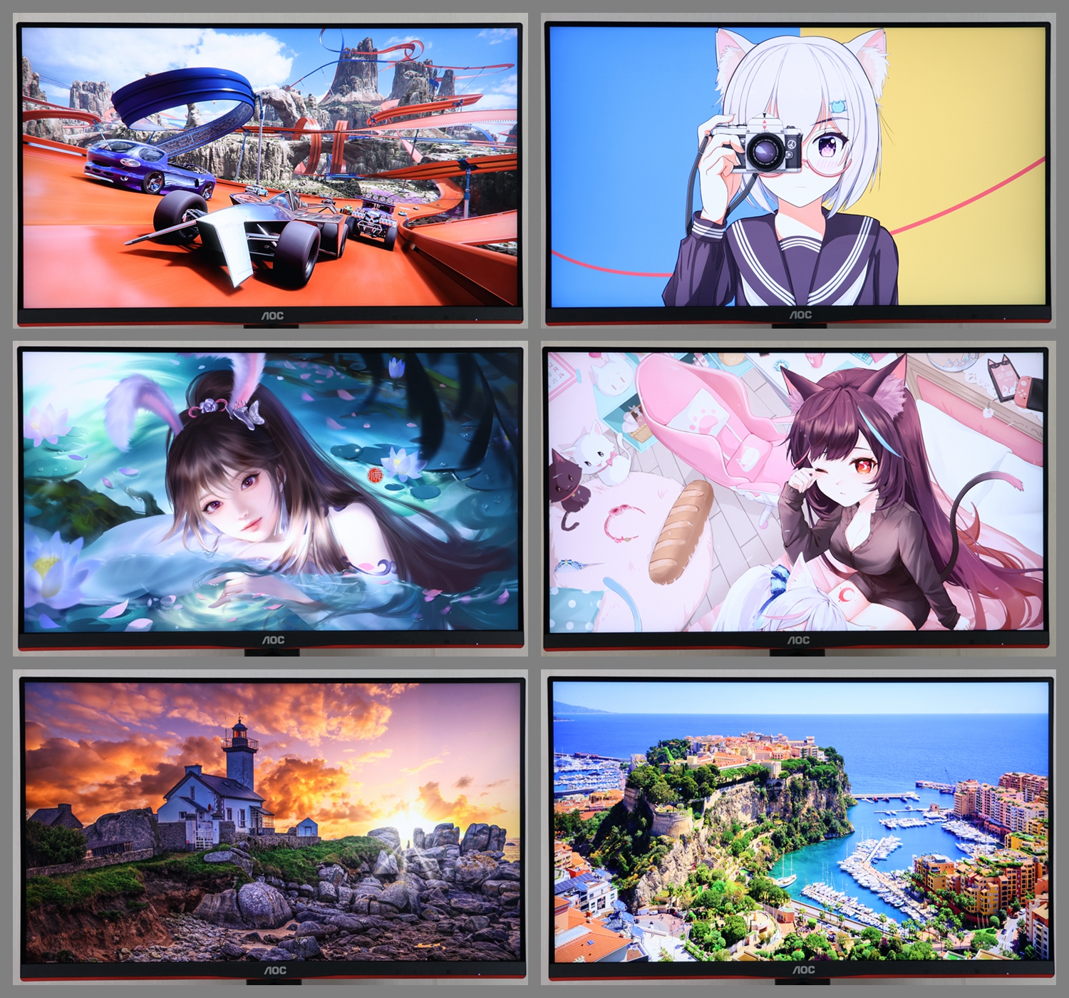 aoc显示器1080p小钢炮,小屏幕高分辨率的显示器