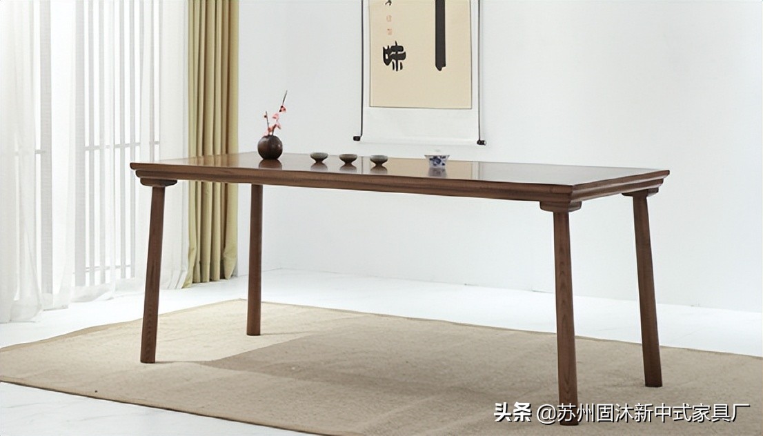 145平中式风格装修红木家具,145新中式三室二厅装修多少钱